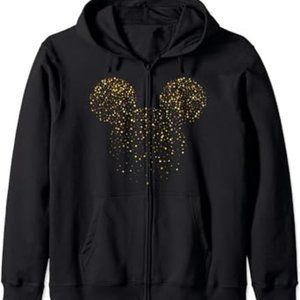 New Year's Mickey Mouse Confetti Zip Hoodie